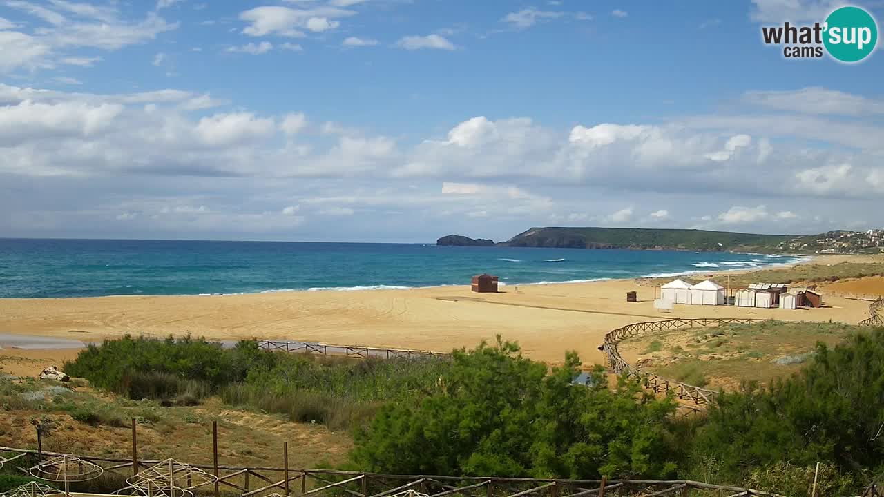 Webcam Torre dei Corsari – Vista live sulla spiaggia da Punta Usai