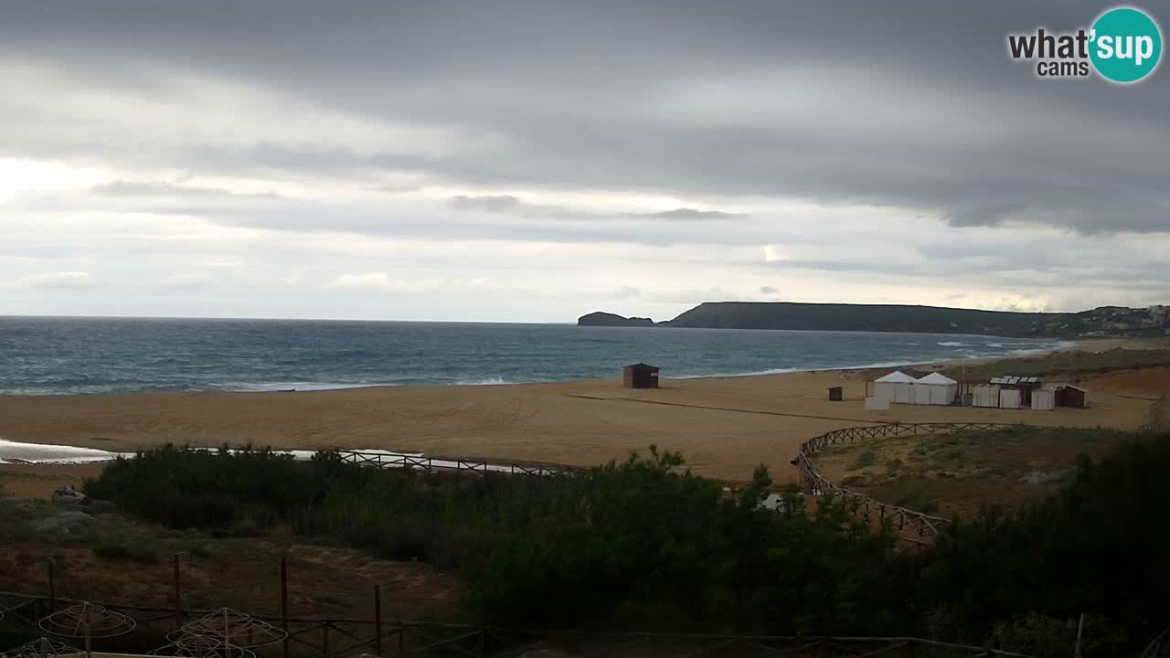 Cámara web Torre dei Corsari – Vista en directo de la playa desde Punta Usai
