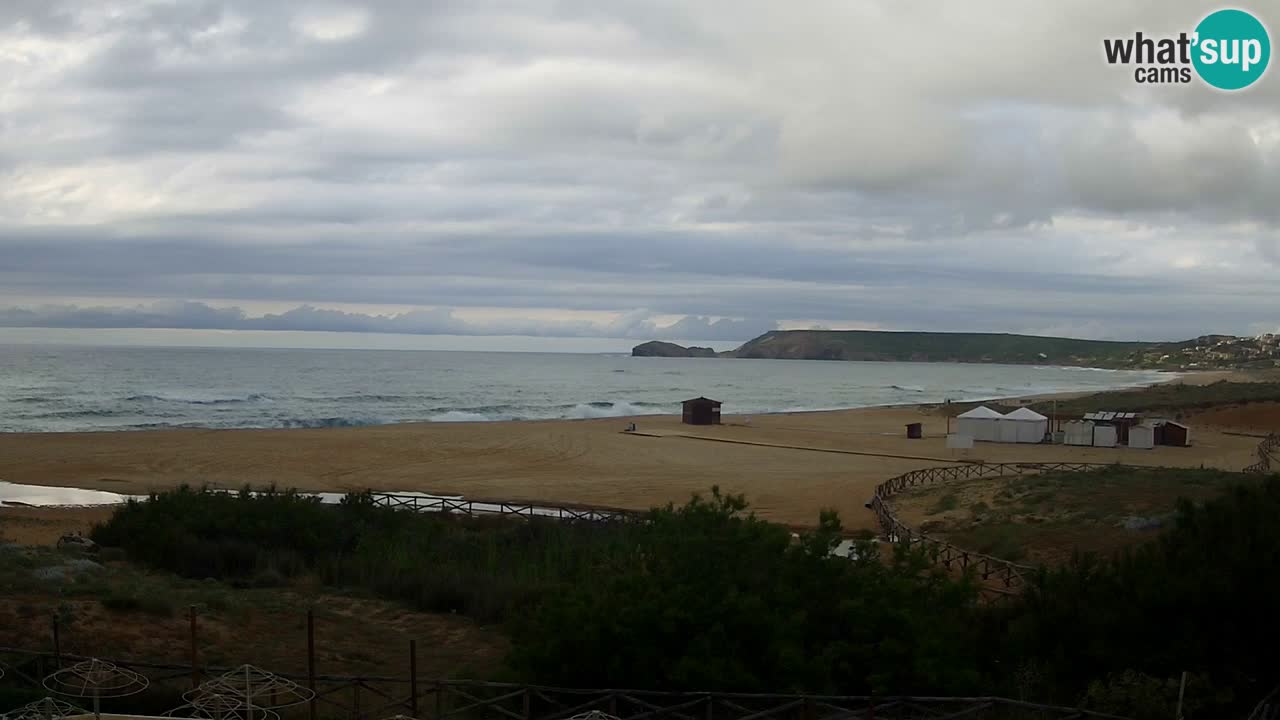 Webcam Torre dei Corsari – Vue en direct sur la plage depuis Punta Usai
