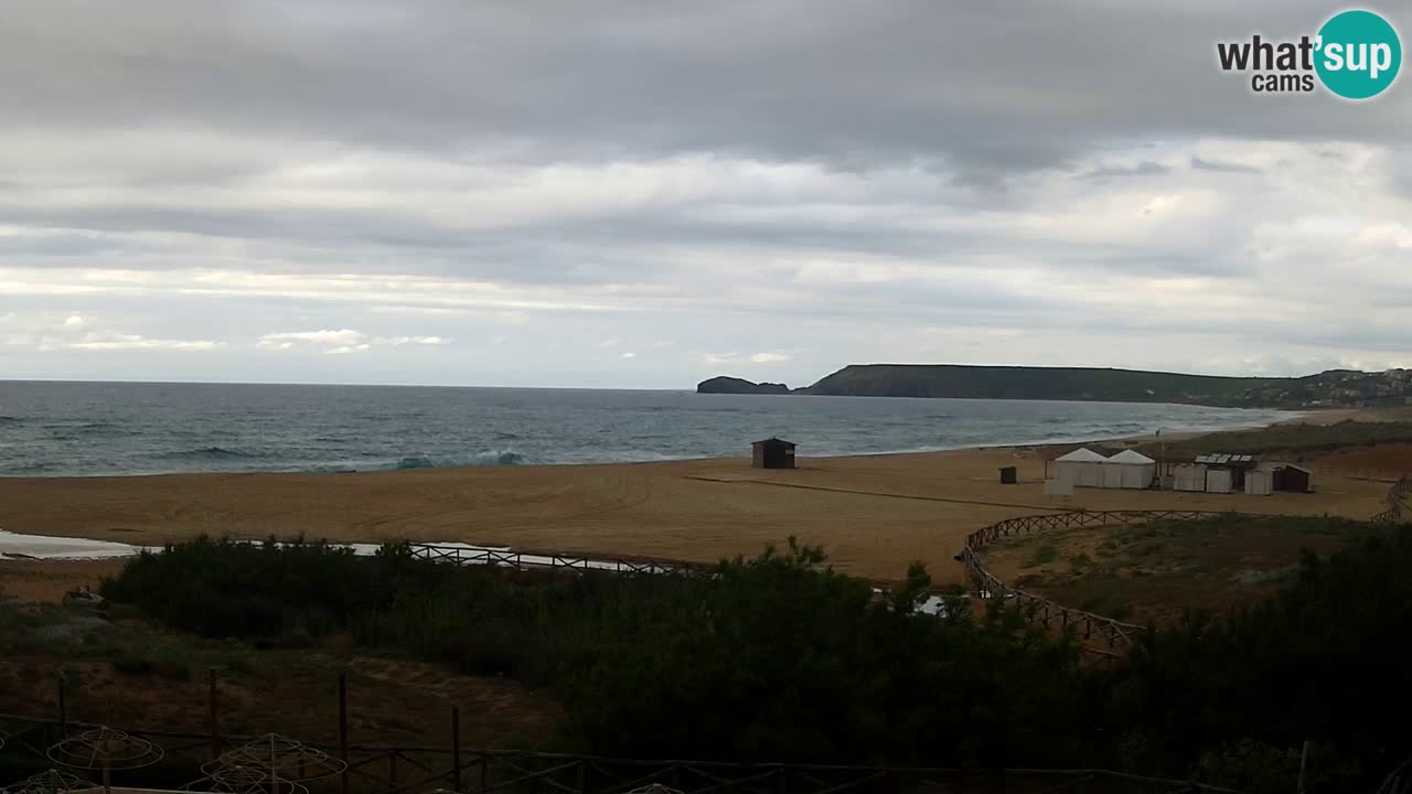 Webcam Torre dei Corsari – Vista live sulla spiaggia da Punta Usai