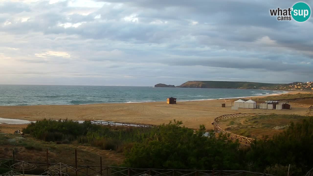 Webcam Torre dei Corsari – Vista live sulla spiaggia da Punta Usai