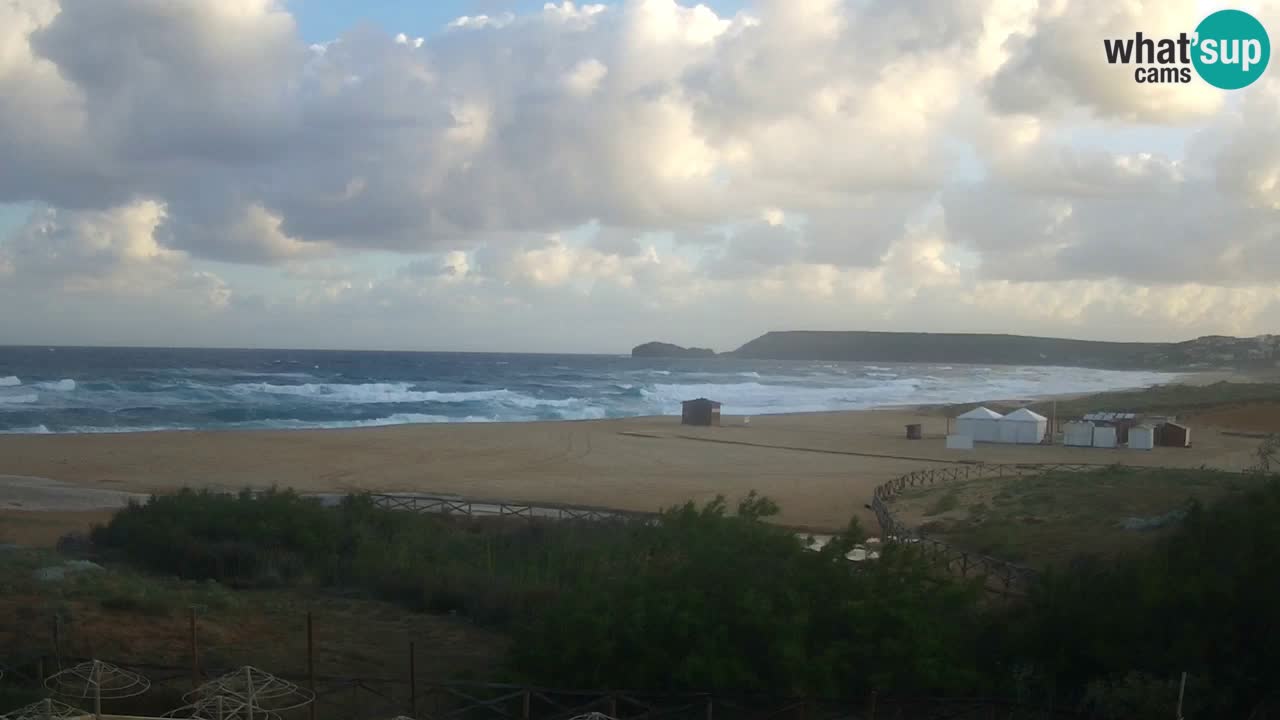 Webcam Torre dei Corsari – Live Beach View from Punta Usai