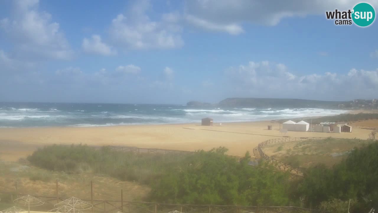 Webcam Torre dei Corsari – Live Beach View from Punta Usai