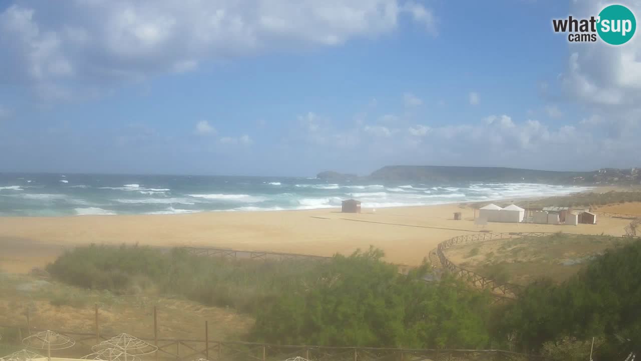 Webcam Torre dei Corsari – Live Beach View from Punta Usai