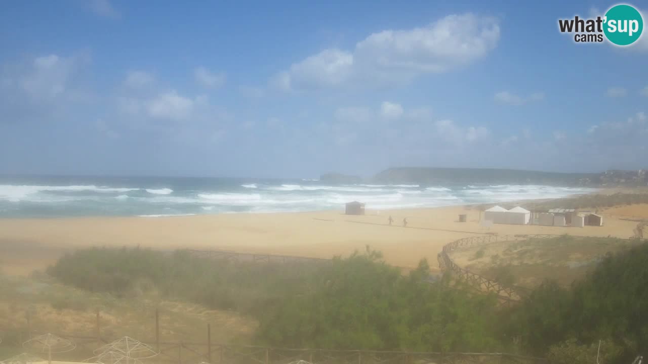 Webcam Torre dei Corsari – Live Beach View from Punta Usai