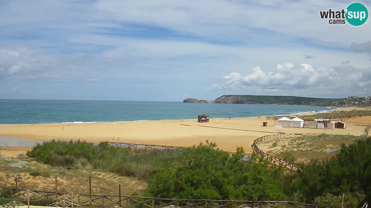 Cámara web Torre dei Corsari – Vista en directo de la playa desde Punta Usai