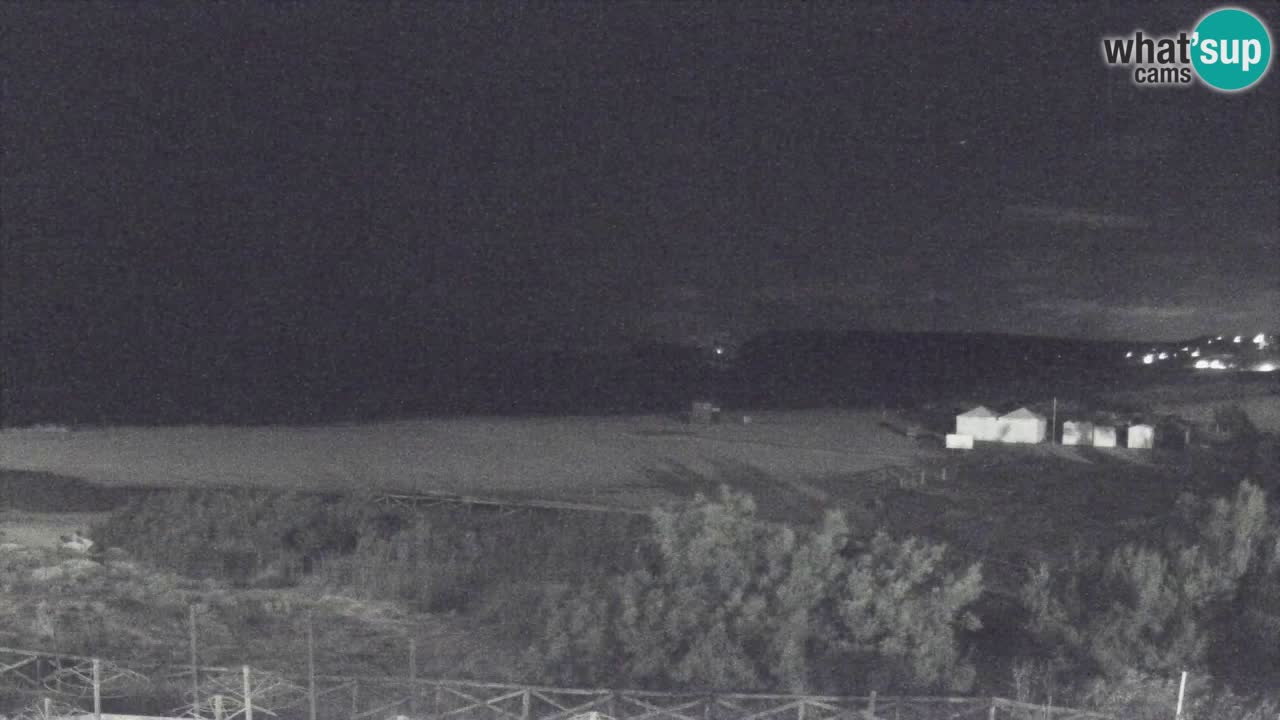 Cámara web Torre dei Corsari – Vista en directo de la playa desde Punta Usai