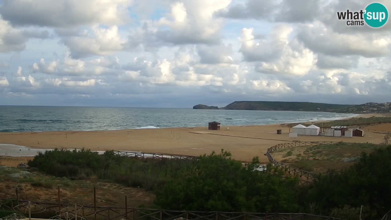 Webcam Torre dei Corsari – Vista live sulla spiaggia da Punta Usai