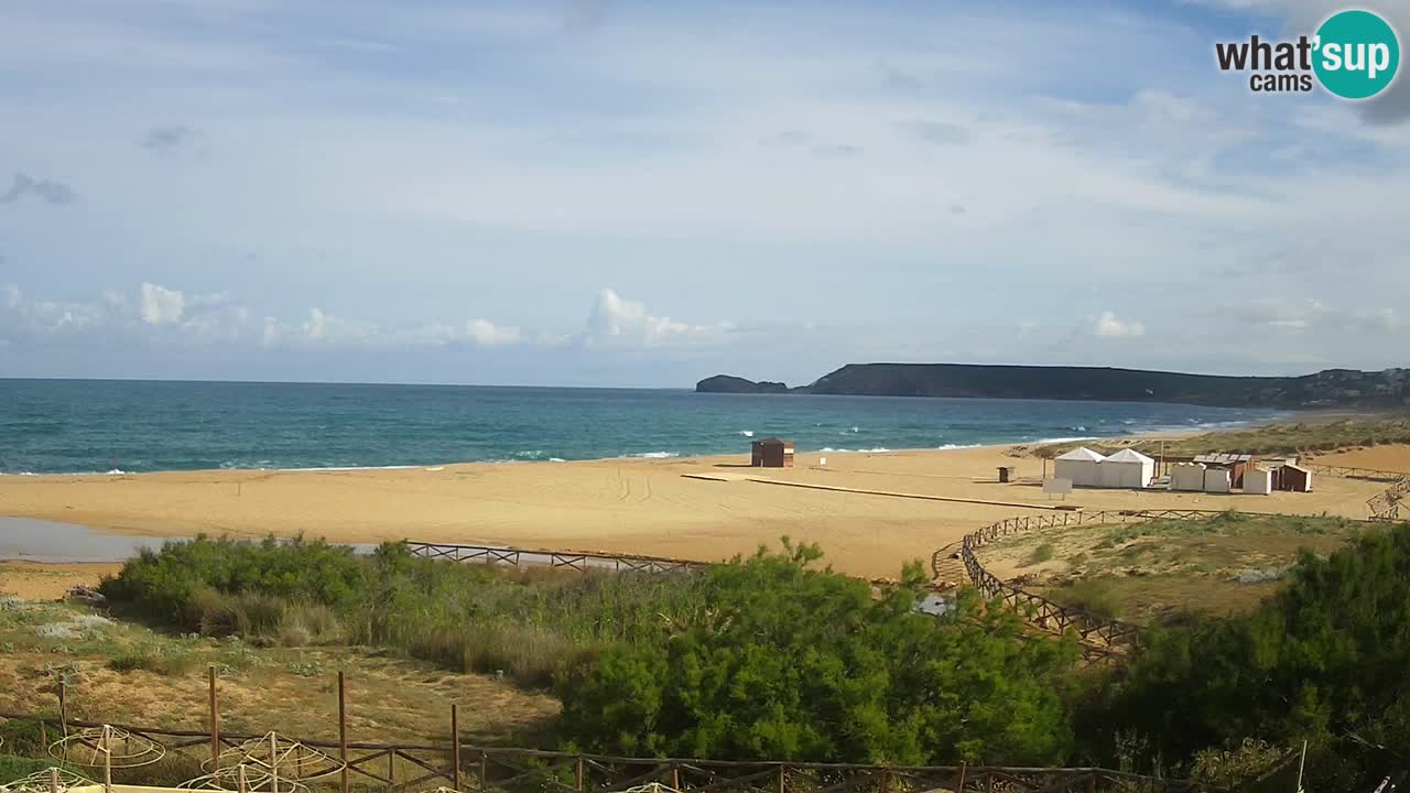 Webcam Torre dei Corsari – Vue en direct sur la plage depuis Punta Usai