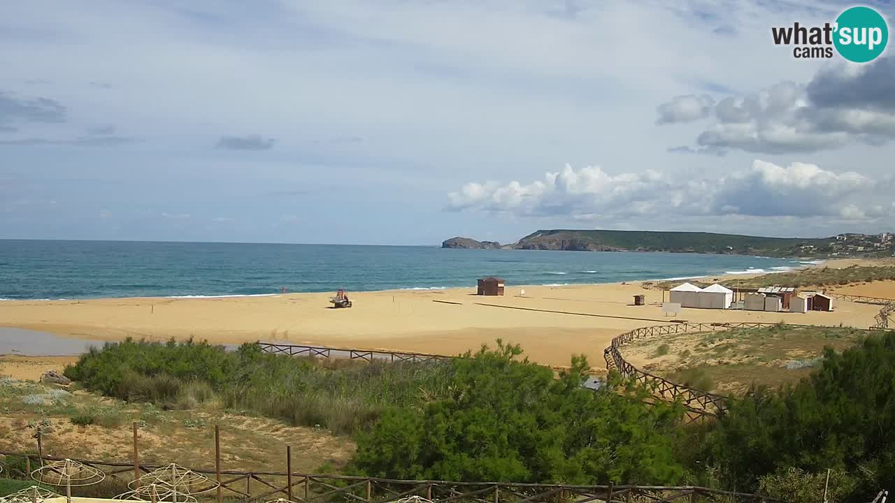 Webcam Torre dei Corsari – Liveblick auf den Strand von Punta Usai