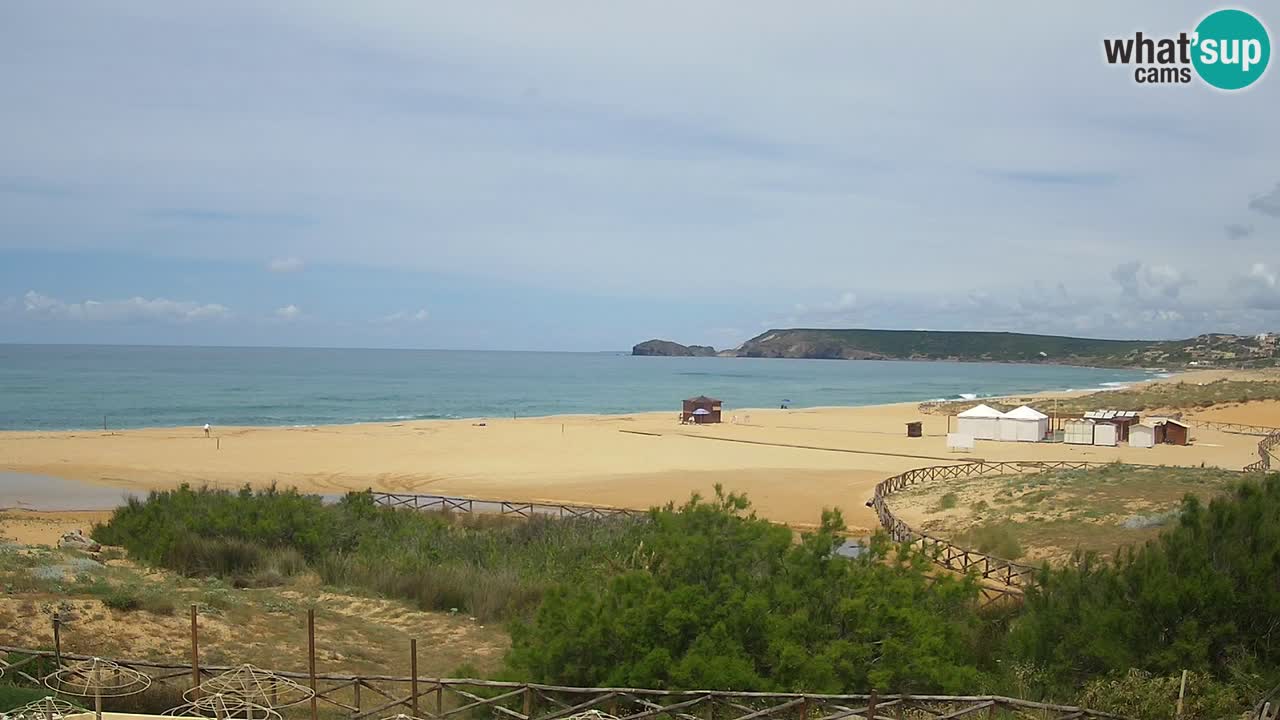 Cámara web Torre dei Corsari – Vista en directo de la playa desde Punta Usai