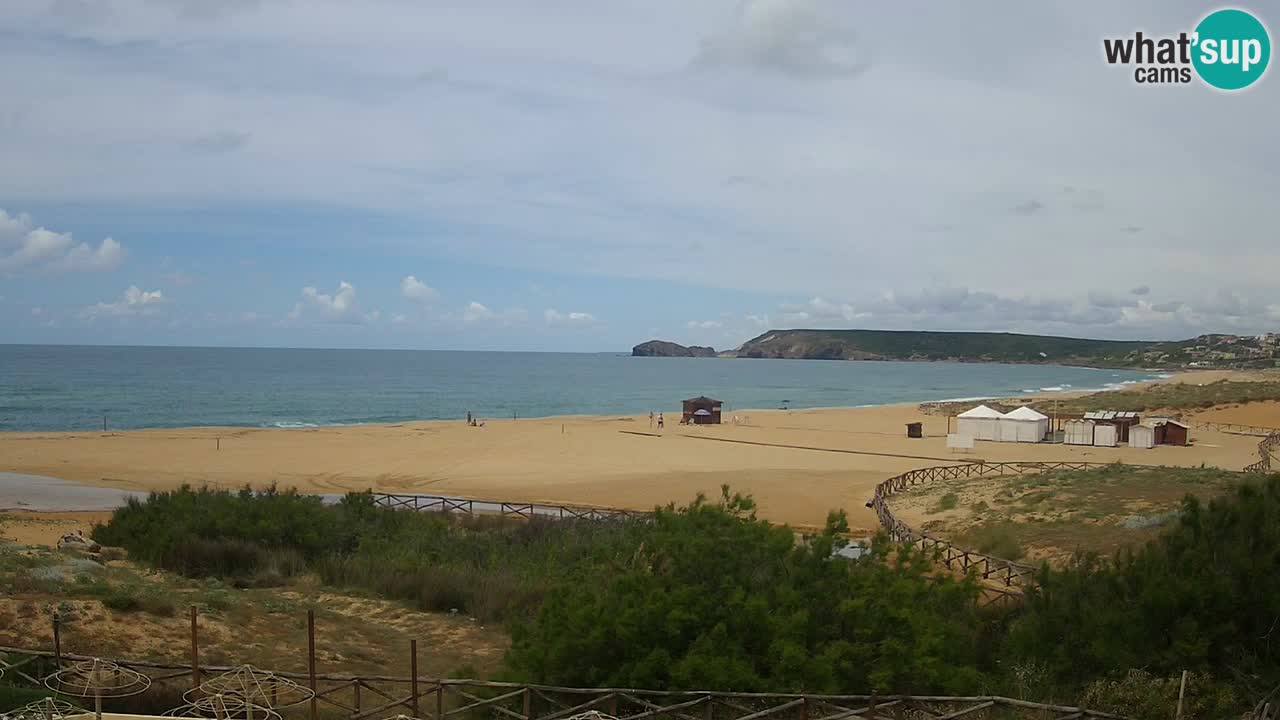 Cámara web Torre dei Corsari – Vista en directo de la playa desde Punta Usai