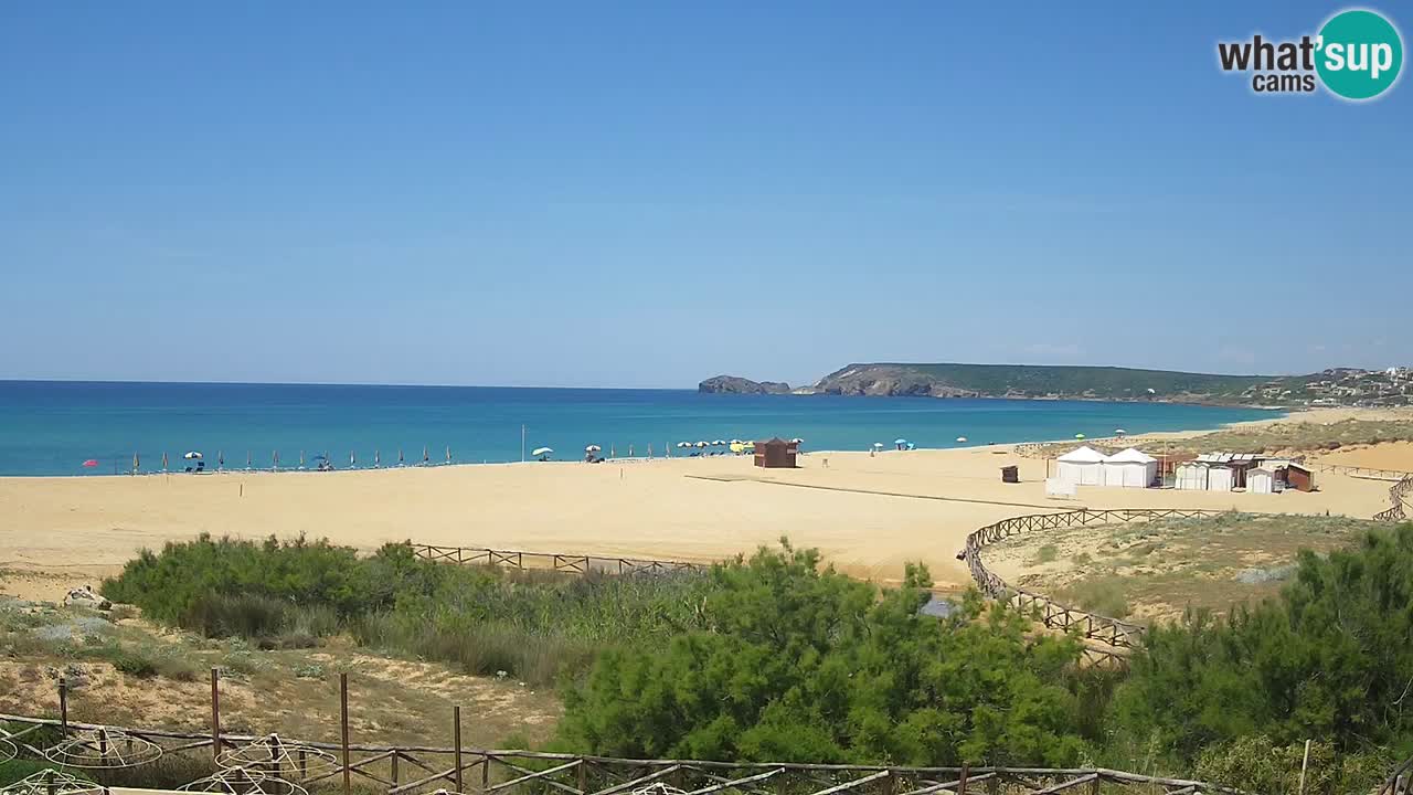 Webcam Torre dei Corsari – Live Beach View from Punta Usai