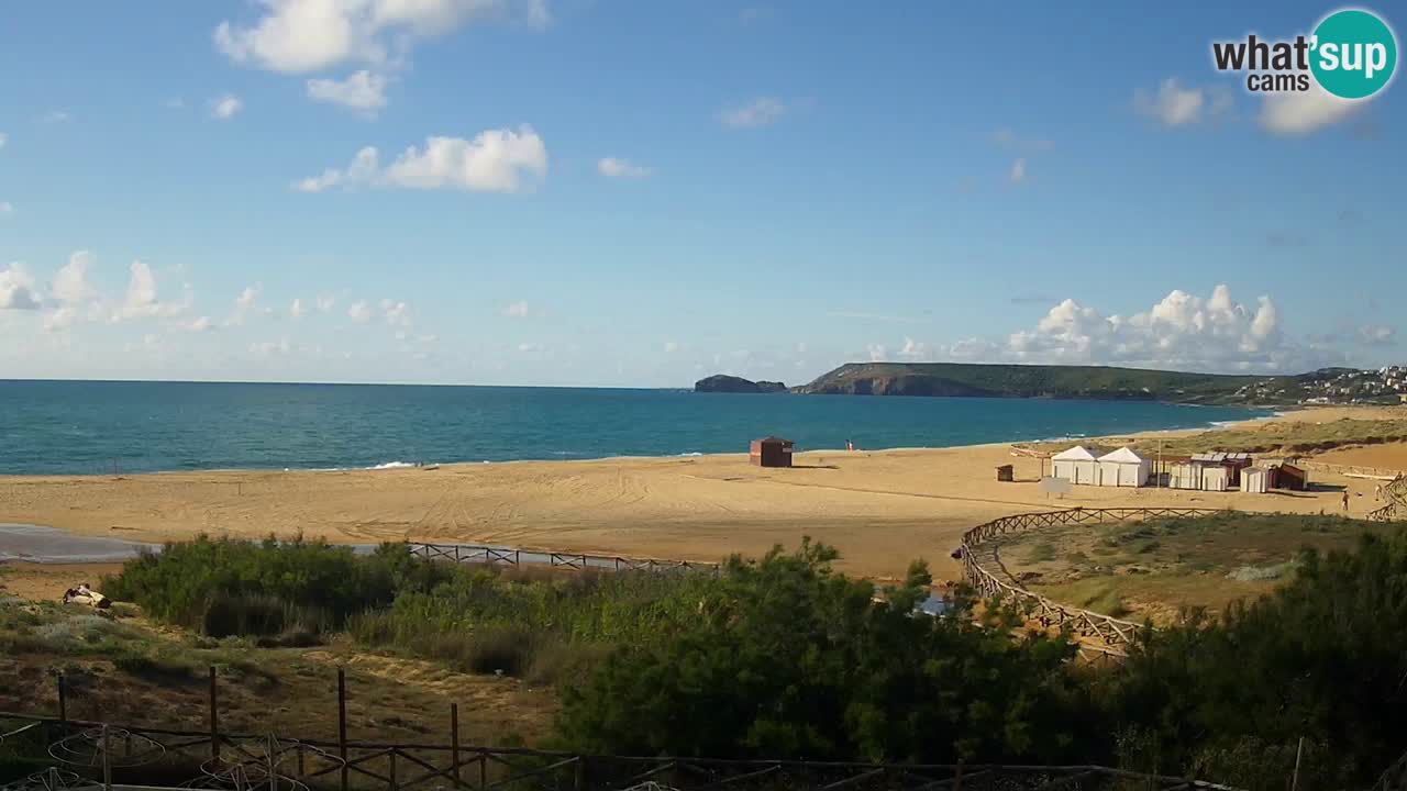 Cámara web Torre dei Corsari – Vista en directo de la playa desde Punta Usai