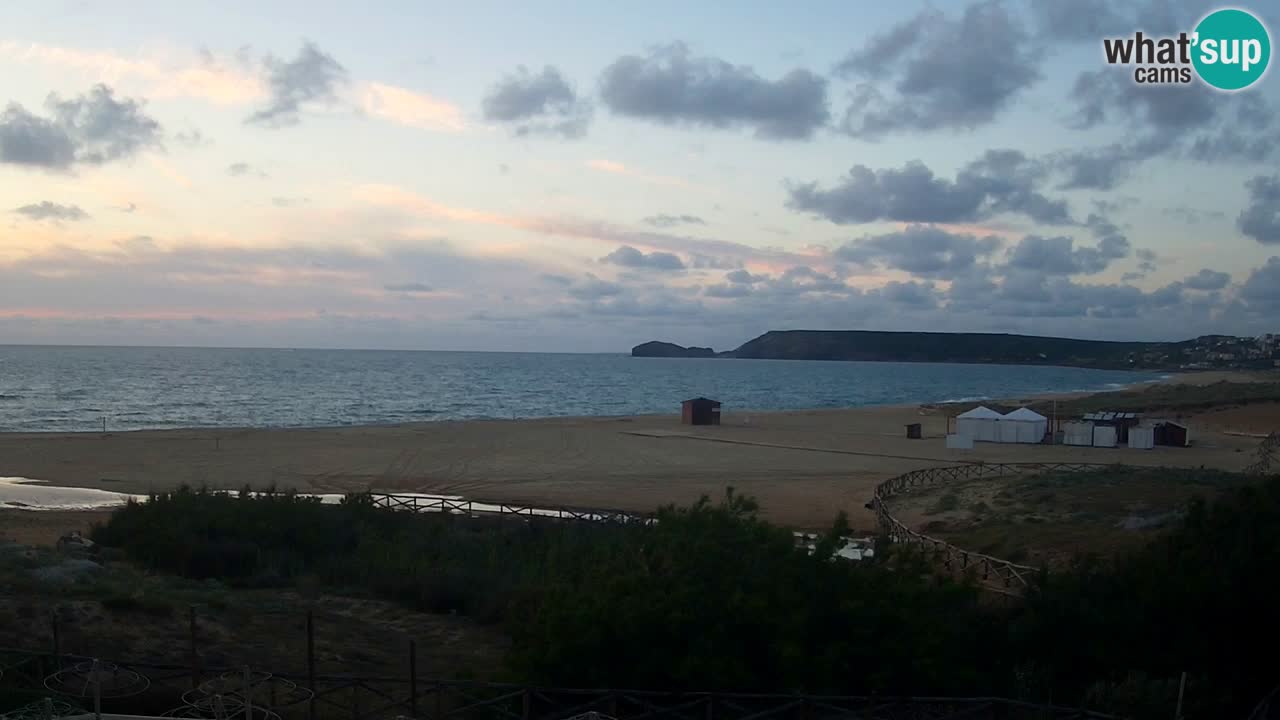 Webcam Torre dei Corsari – Vista live sulla spiaggia da Punta Usai