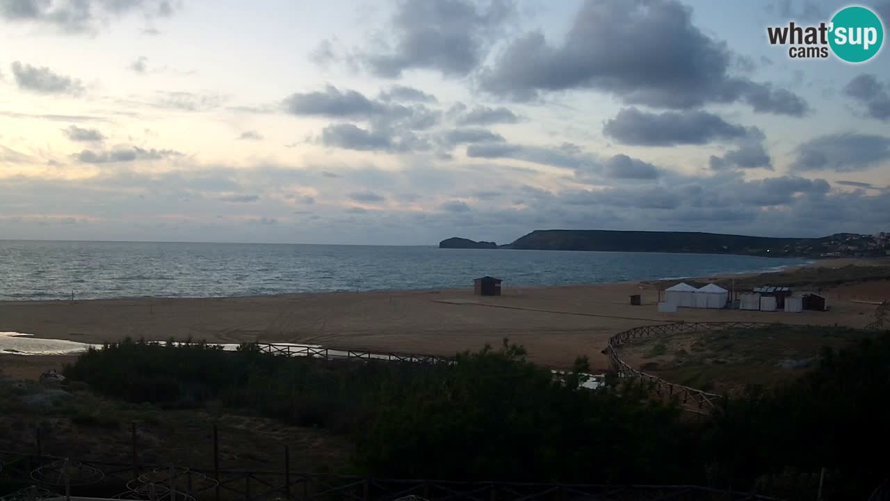 Cámara web Torre dei Corsari – Vista en directo de la playa desde Punta Usai