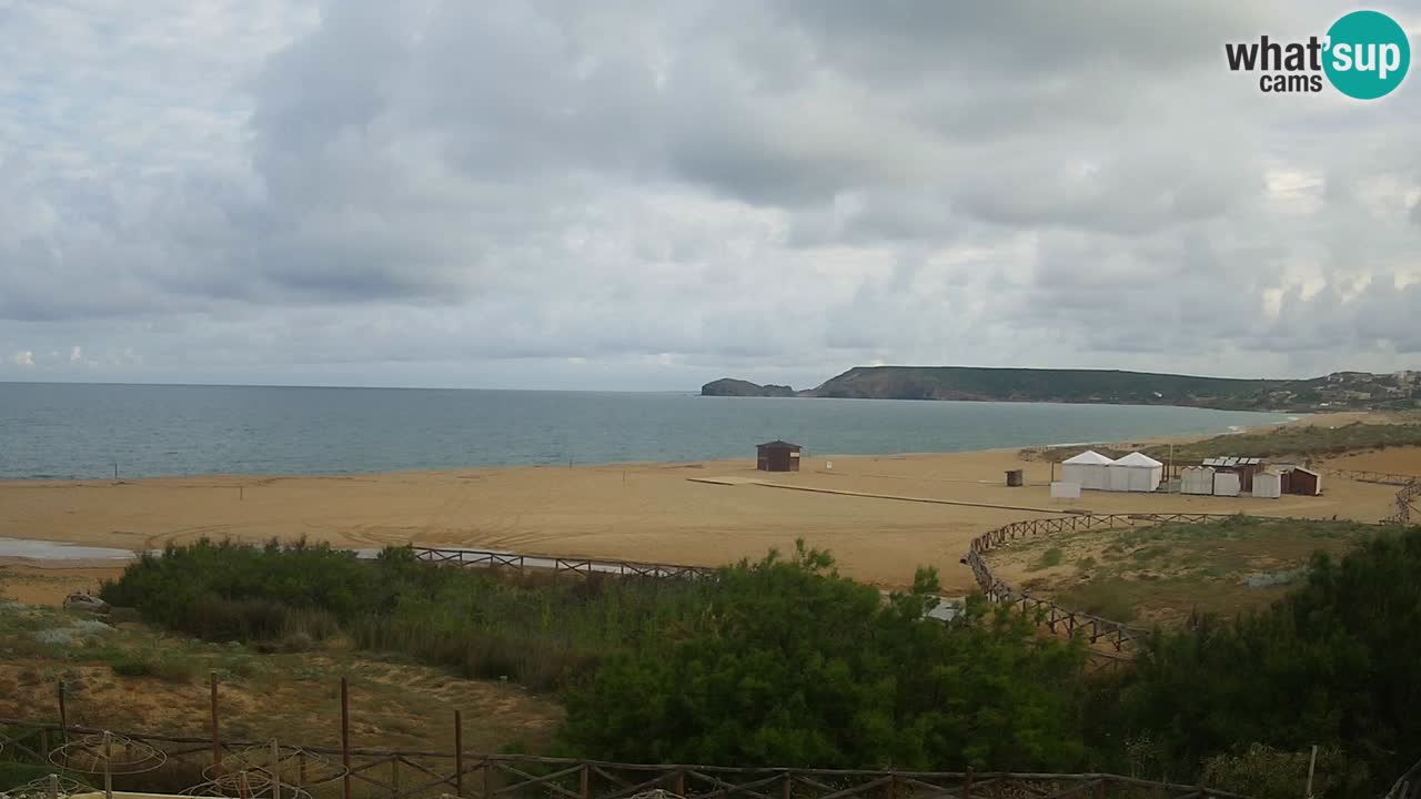 Cámara web Torre dei Corsari – Vista en directo de la playa desde Punta Usai