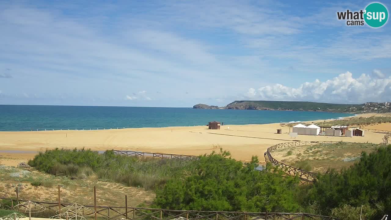 Webcam Torre dei Corsari – Vista live sulla spiaggia da Punta Usai