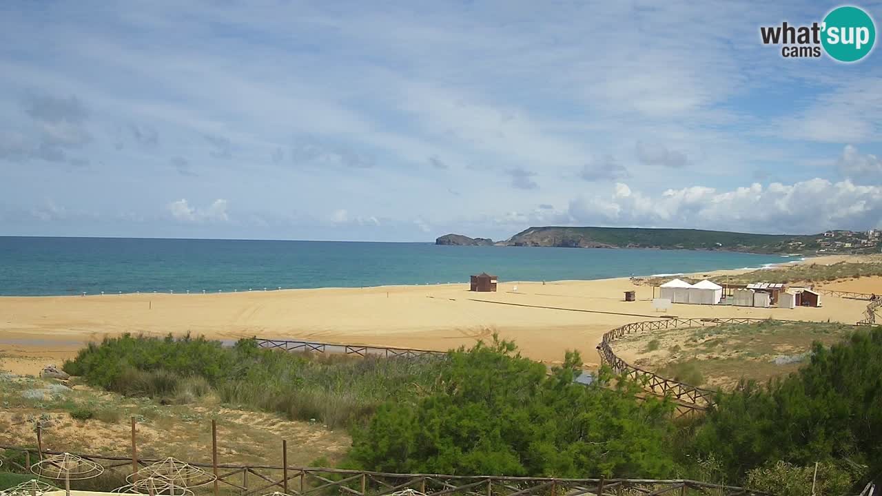 Webcam Torre dei Corsari – Vue en direct sur la plage depuis Punta Usai