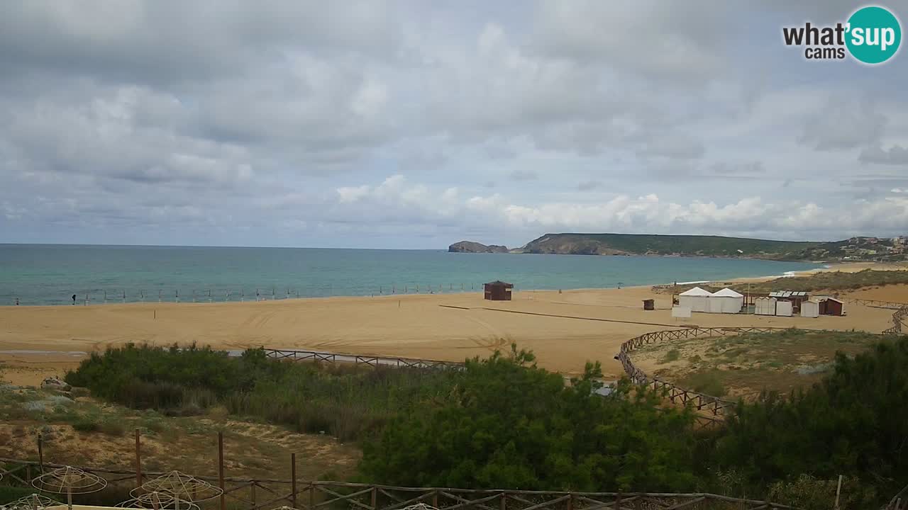 Webcam Torre dei Corsari – Vista live sulla spiaggia da Punta Usai