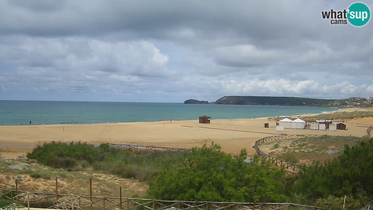 Webcam Torre dei Corsari – Liveblick auf den Strand von Punta Usai
