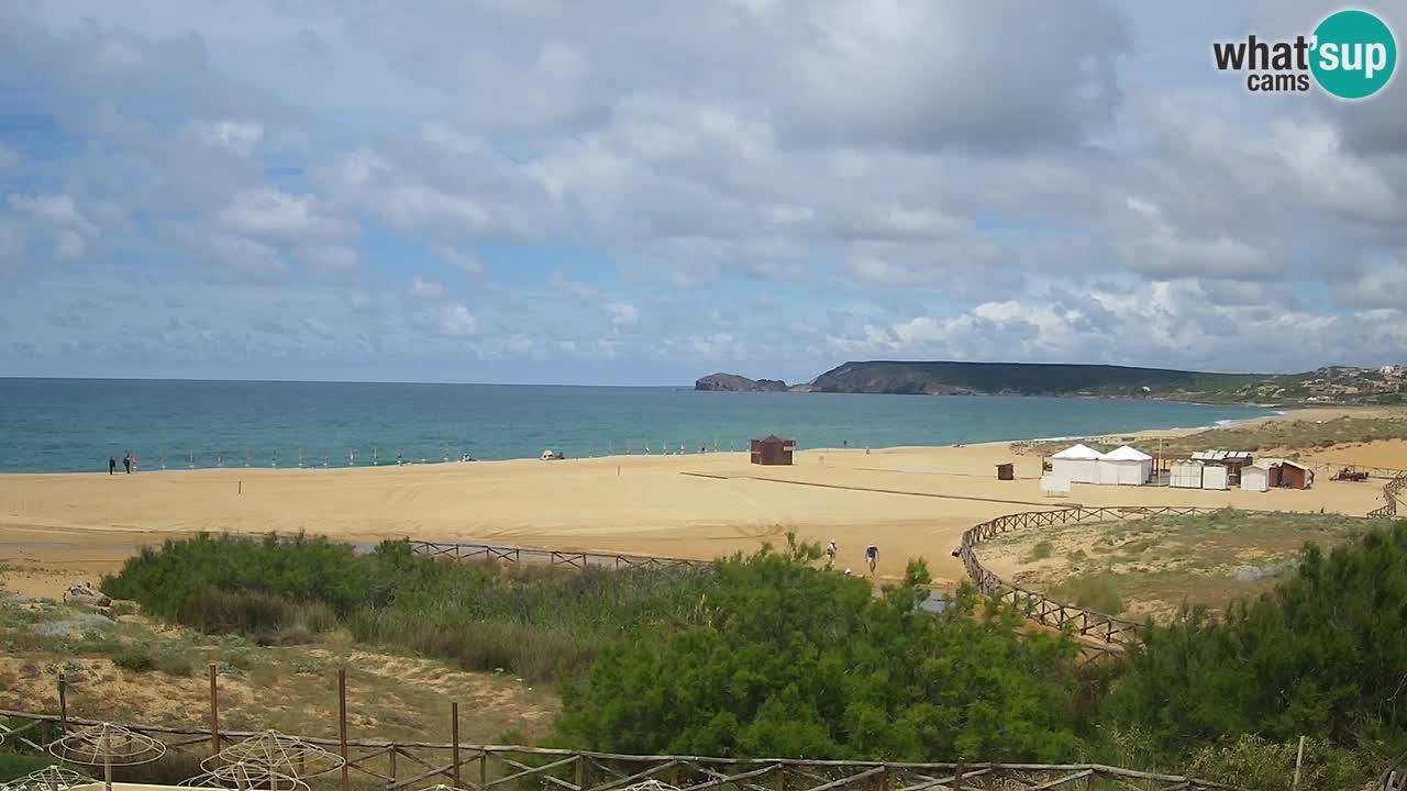 Webcam Torre dei Corsari – Vue en direct sur la plage depuis Punta Usai