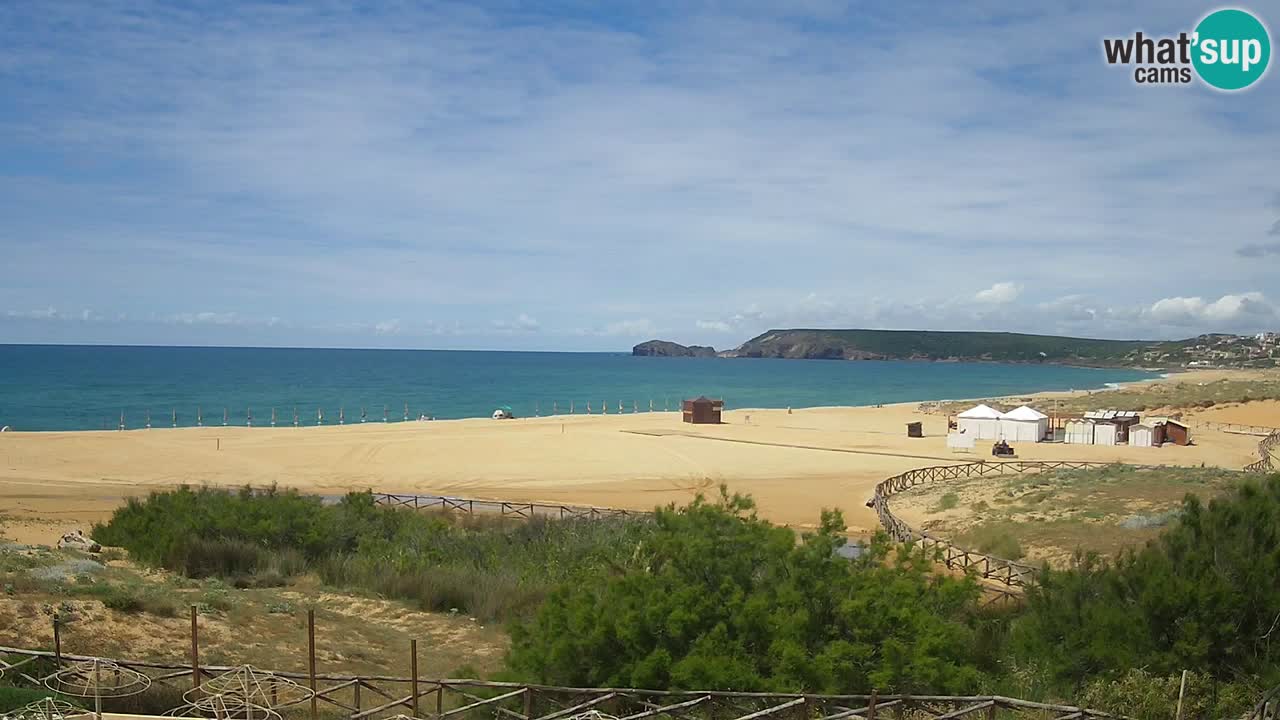 Webcam Torre dei Corsari – Vue en direct sur la plage depuis Punta Usai