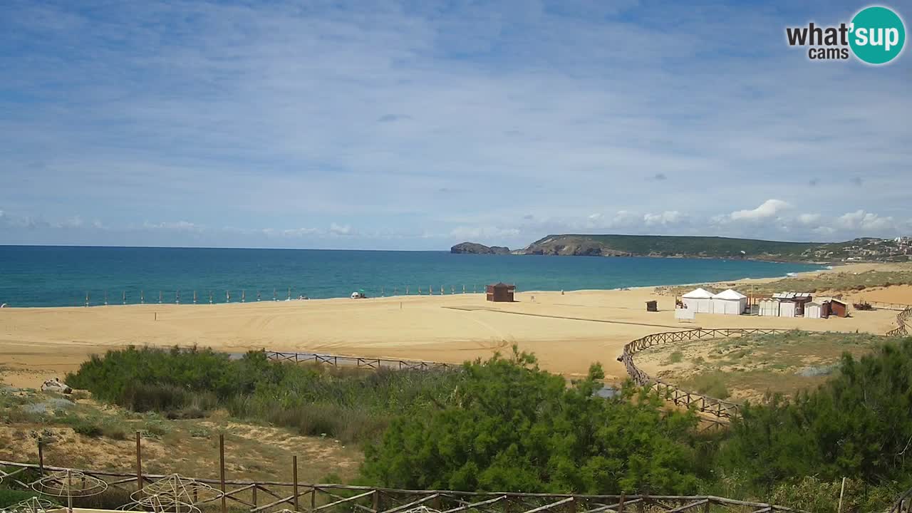 Webcam Torre dei Corsari – Liveblick auf den Strand von Punta Usai