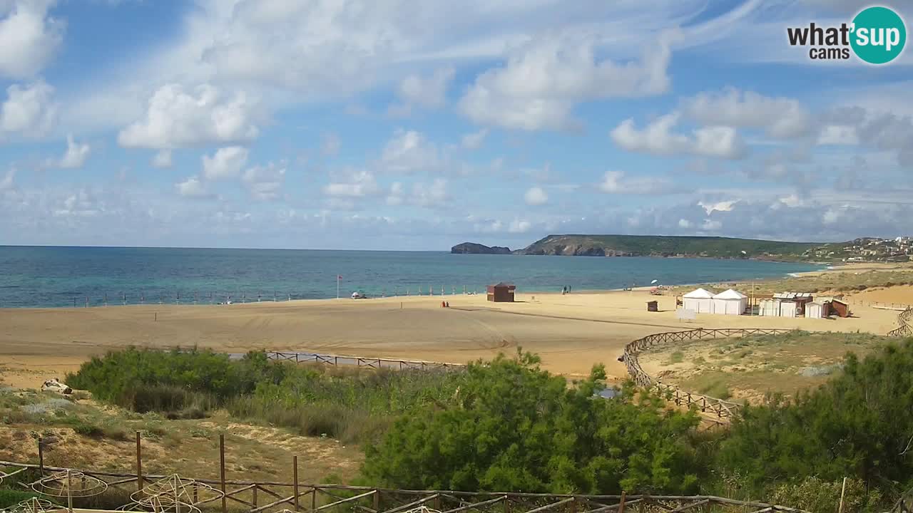 Webcam Torre dei Corsari – Vue en direct sur la plage depuis Punta Usai