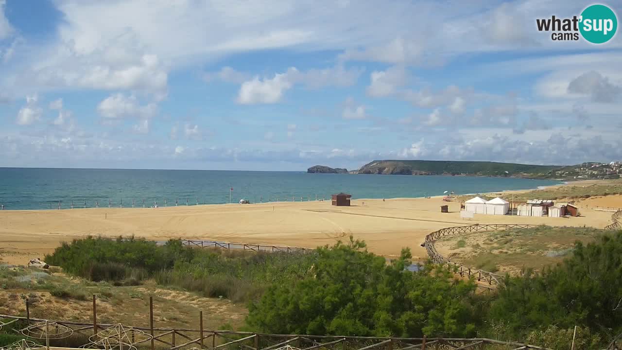 Webcam Torre dei Corsari – Vue en direct sur la plage depuis Punta Usai