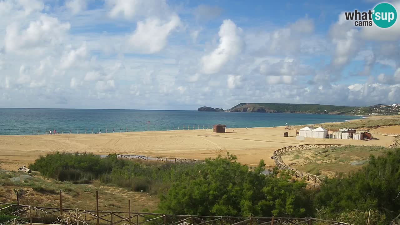 Cámara web Torre dei Corsari – Vista en directo de la playa desde Punta Usai