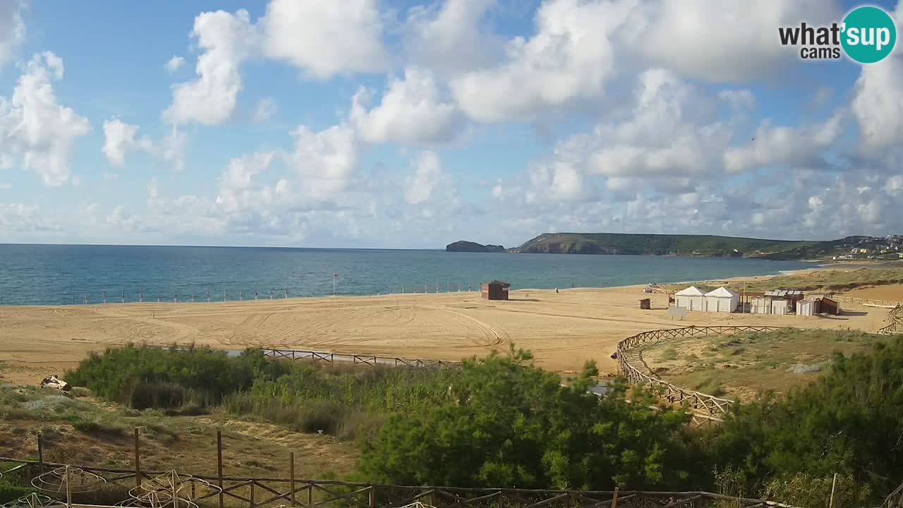 Cámara web Torre dei Corsari – Vista en directo de la playa desde Punta Usai