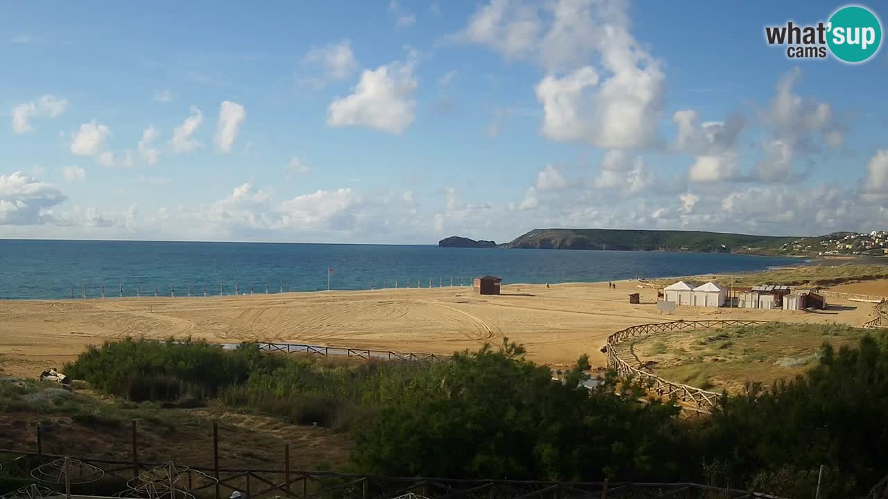 Cámara web Torre dei Corsari – Vista en directo de la playa desde Punta Usai