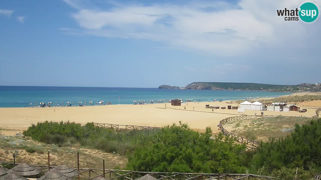 Webcam Torre dei Corsari – Vue en direct sur la plage depuis Punta Usai