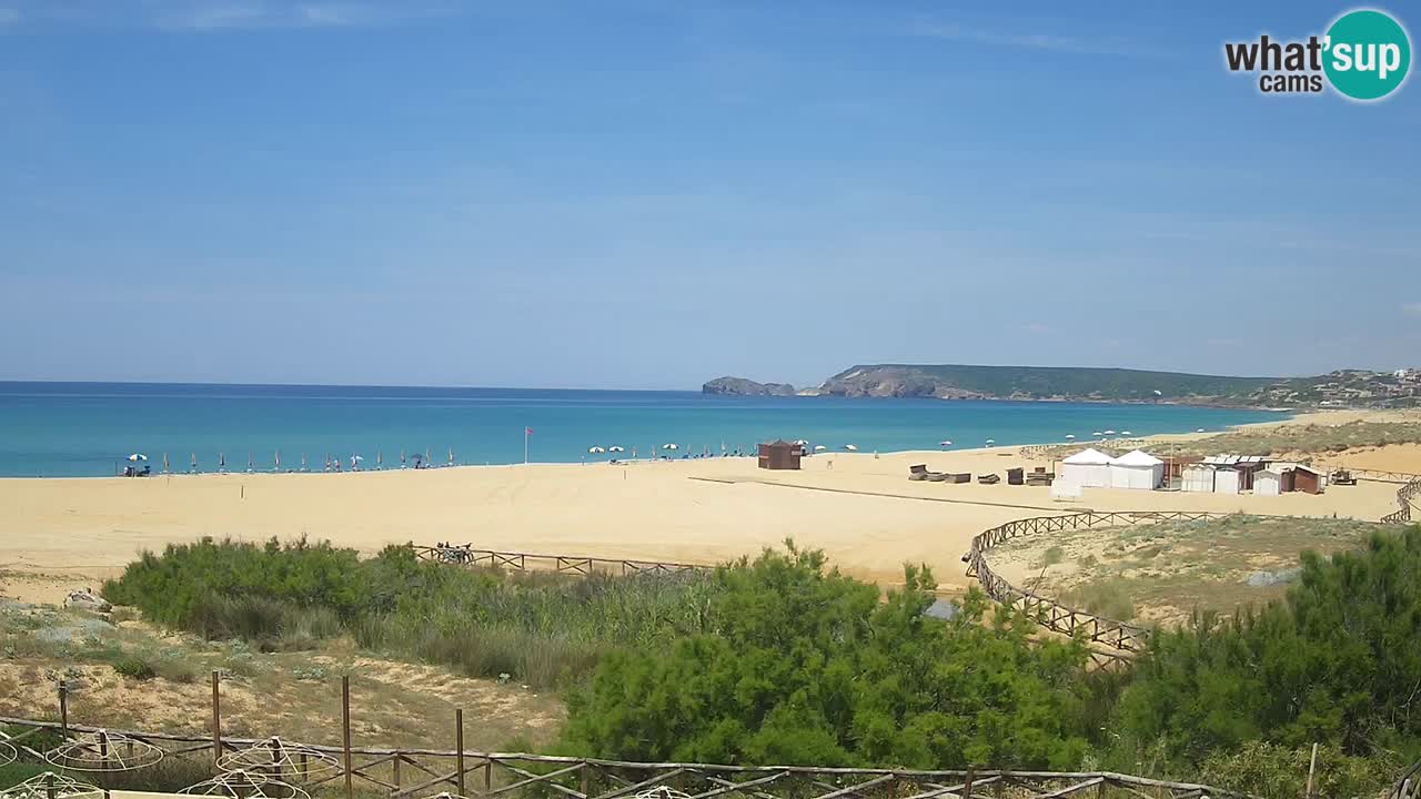 Webcam Torre dei Corsari – Live Beach View from Punta Usai