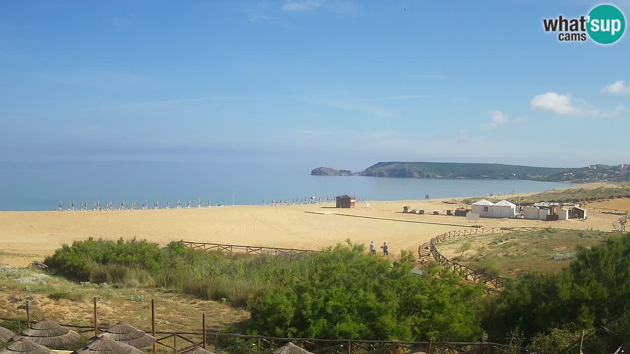 Spletna kamera Torre dei Corsari – Pogled v živo na plažo s Punta Usai