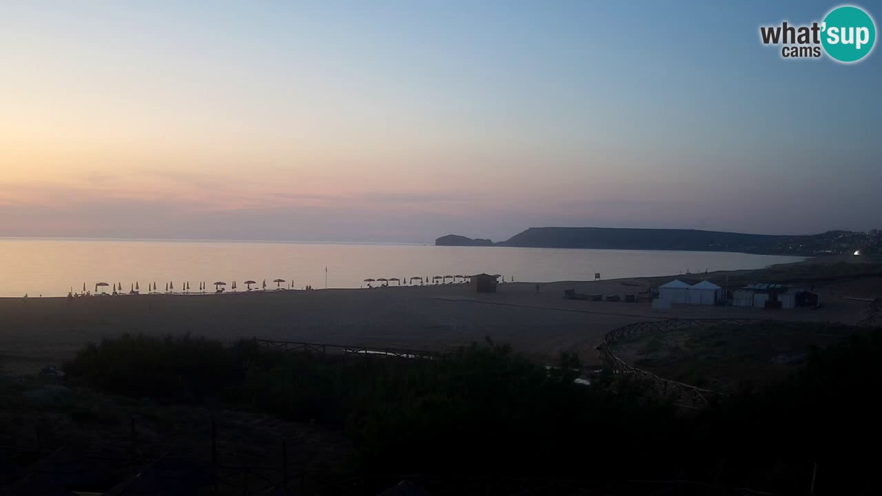 Webcam Torre dei Corsari – Vista live sulla spiaggia da Punta Usai