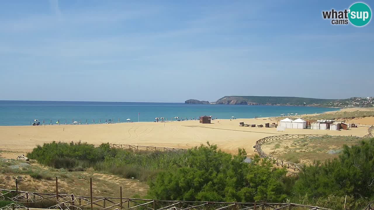 Spletna kamera Torre dei Corsari – Pogled v živo na plažo s Punta Usai