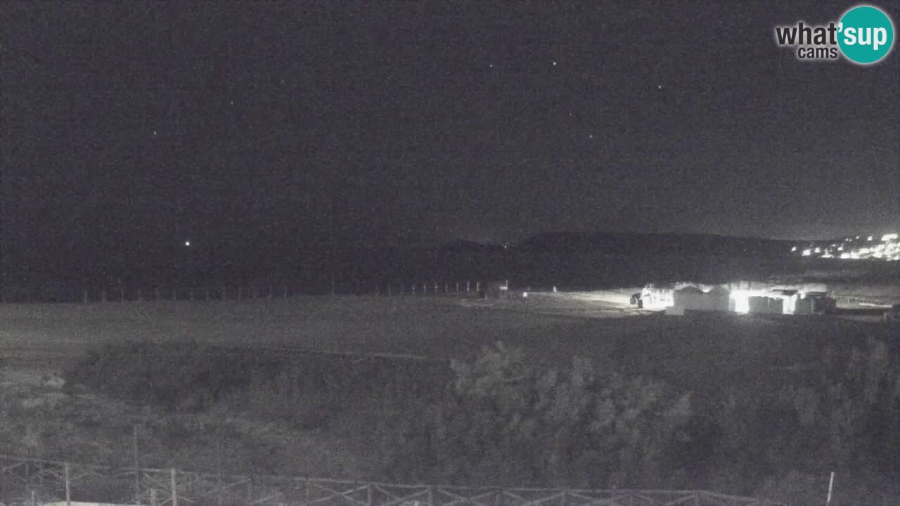 Cámara web Torre dei Corsari – Vista en directo de la playa desde Punta Usai