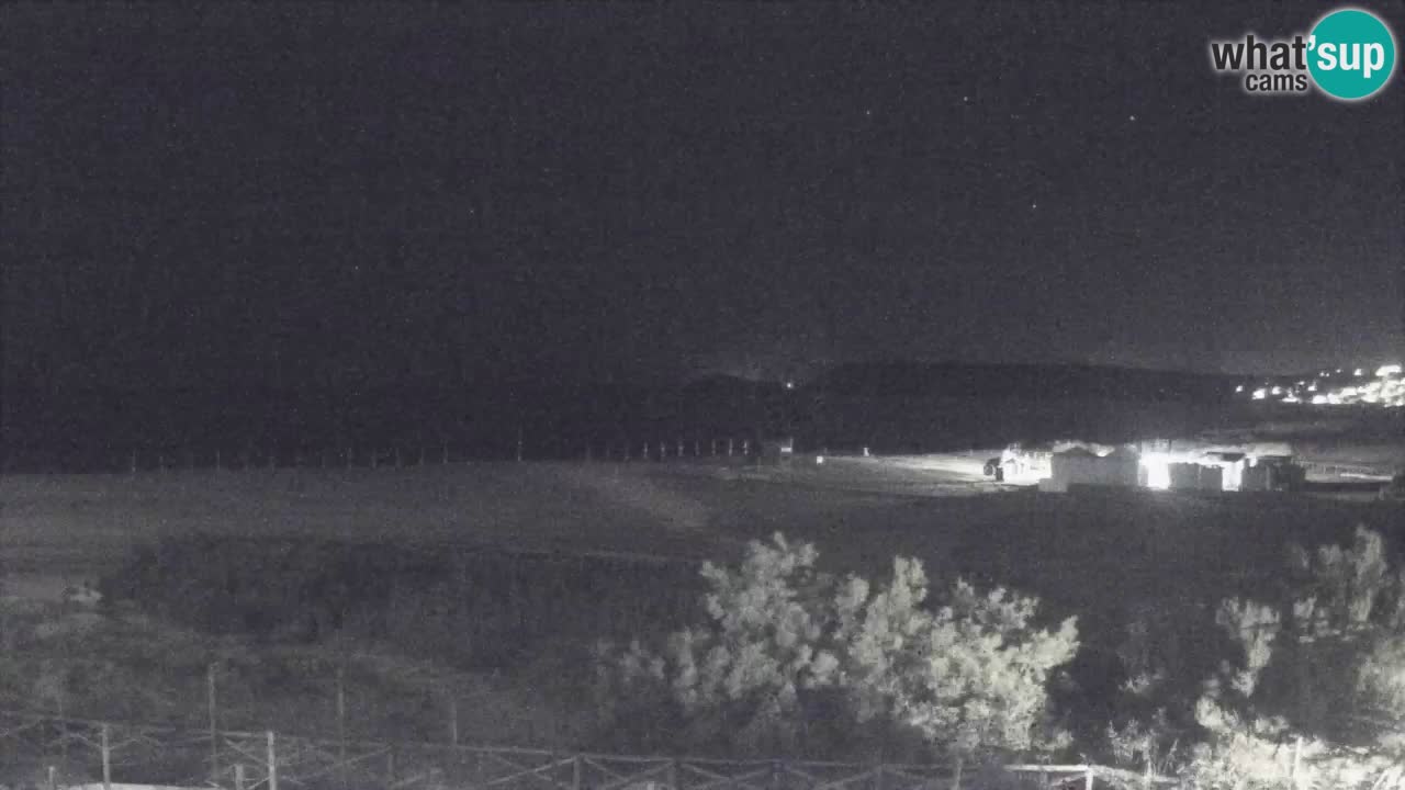 Cámara web Torre dei Corsari – Vista en directo de la playa desde Punta Usai