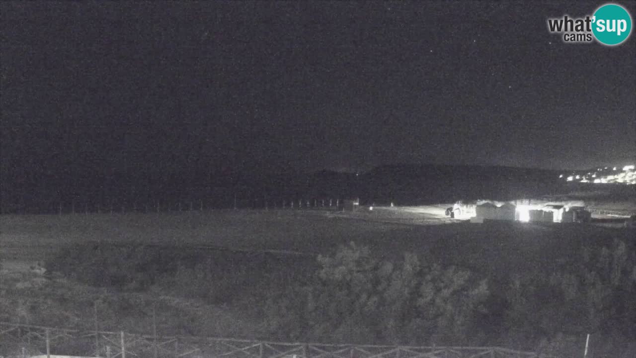 Webcam Torre dei Corsari – Vista live sulla spiaggia da Punta Usai