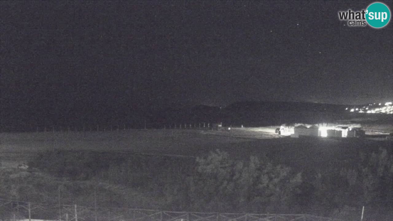 Webcam Torre dei Corsari – Liveblick auf den Strand von Punta Usai