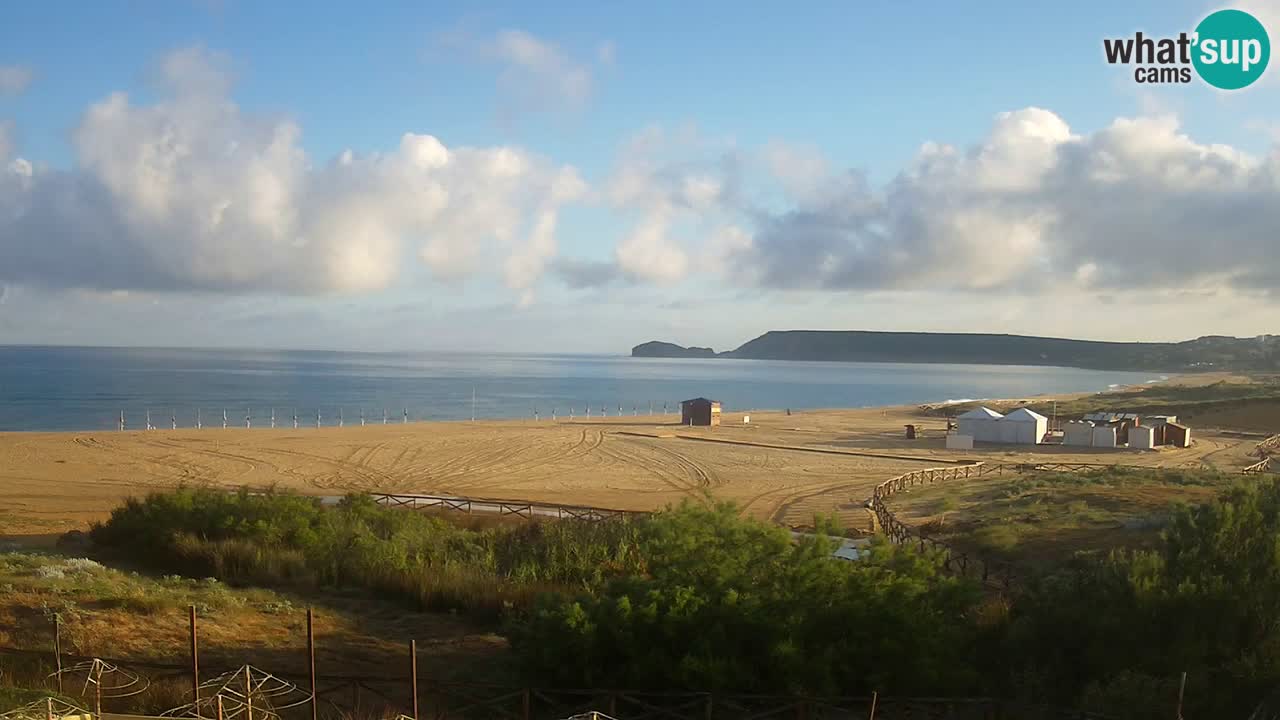 Cámara web Torre dei Corsari – Vista en directo de la playa desde Punta Usai