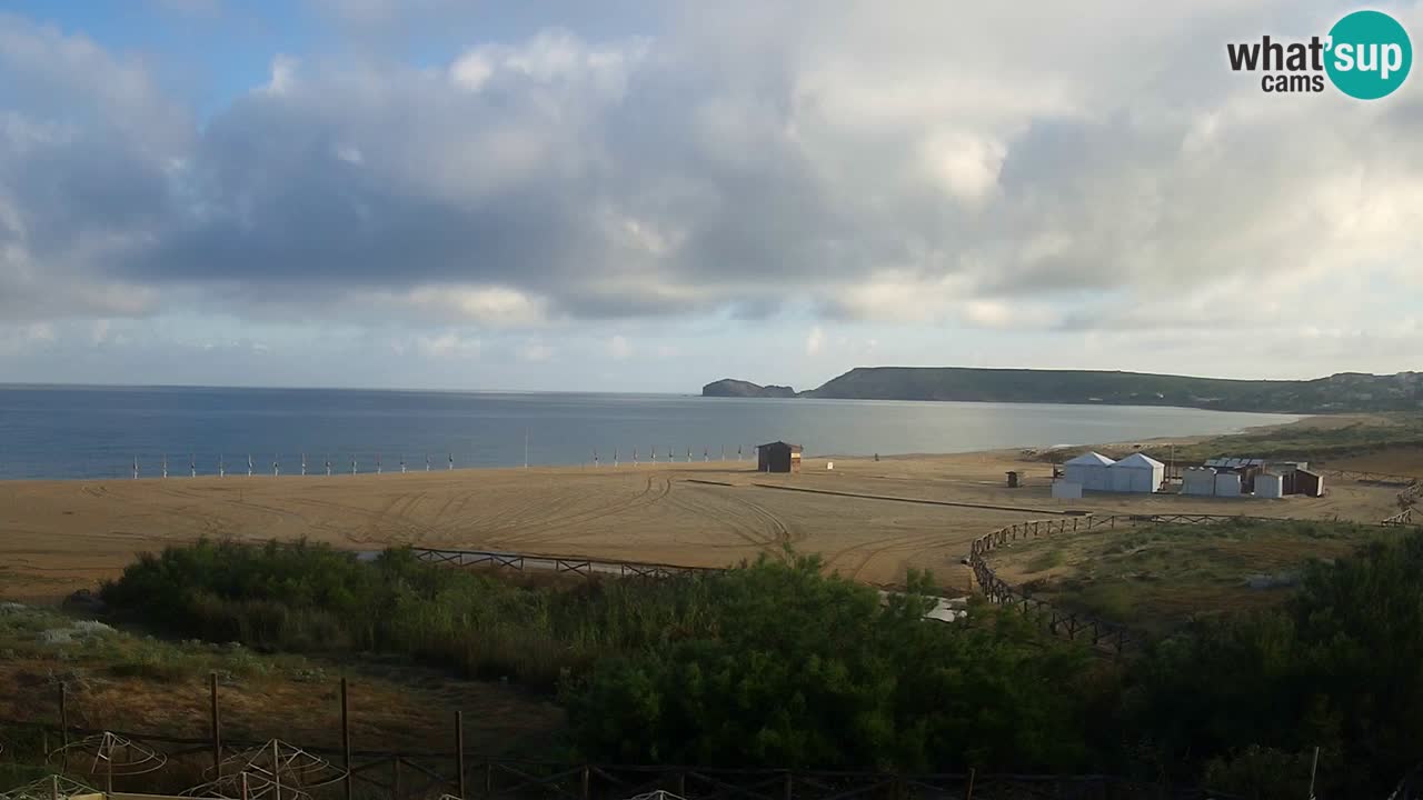 Cámara web Torre dei Corsari – Vista en directo de la playa desde Punta Usai