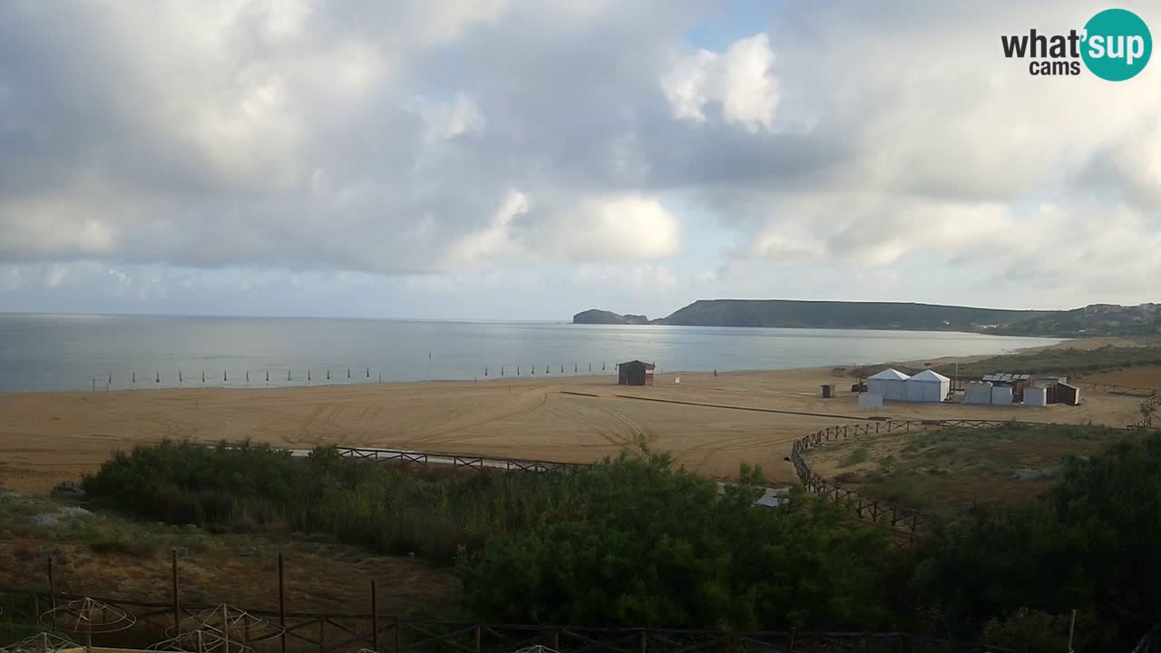 Cámara web Torre dei Corsari – Vista en directo de la playa desde Punta Usai
