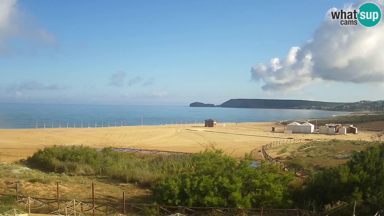 Webcam Torre dei Corsari – Vista live sulla spiaggia da Punta Usai
