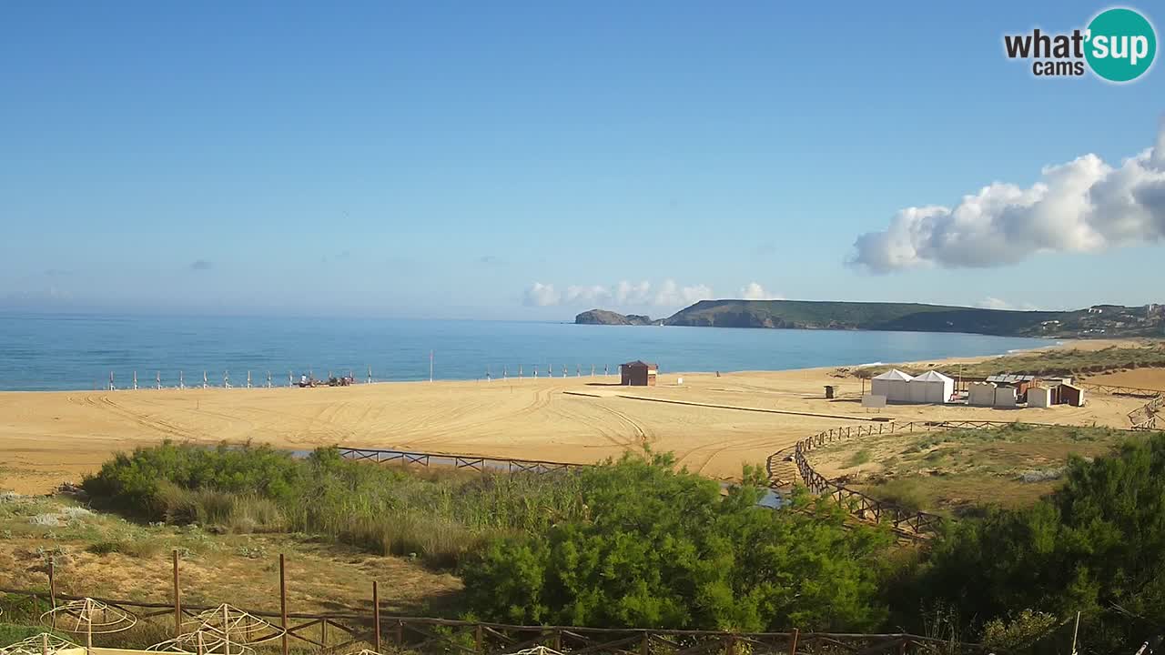 Webcam Torre dei Corsari – Vue en direct sur la plage depuis Punta Usai
