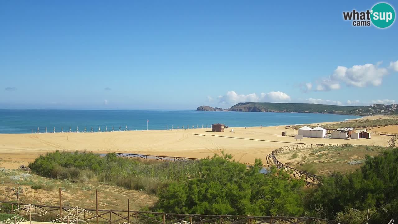 Webcam Torre dei Corsari – Live Beach View from Punta Usai