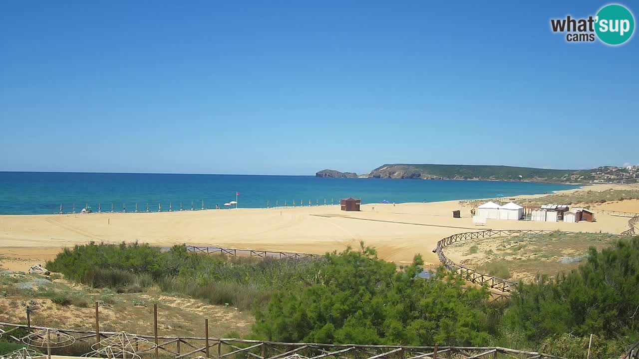 Webcam Torre dei Corsari – Vista live sulla spiaggia da Punta Usai