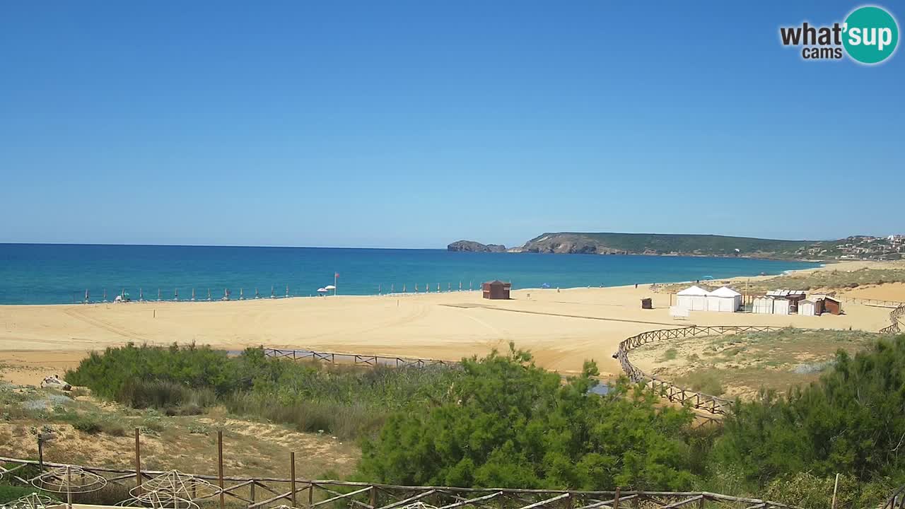 Webcam Torre dei Corsari – Vista live sulla spiaggia da Punta Usai
